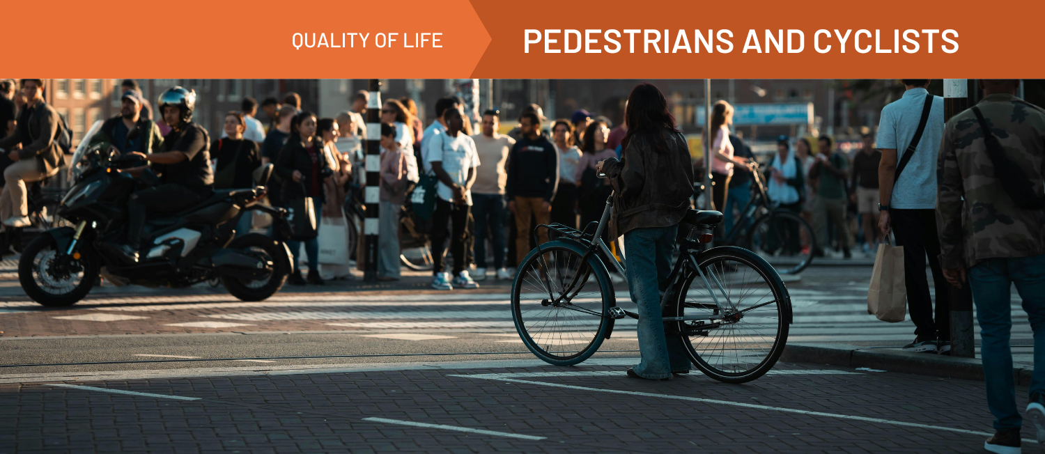 Pedestrians and Cyclists