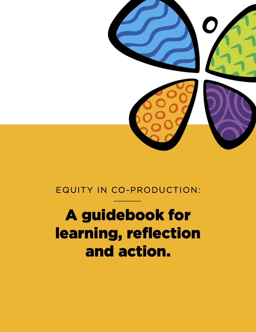 Cover page of Equity in Co-Production: A Guidebook for Learning, Reflection and Action