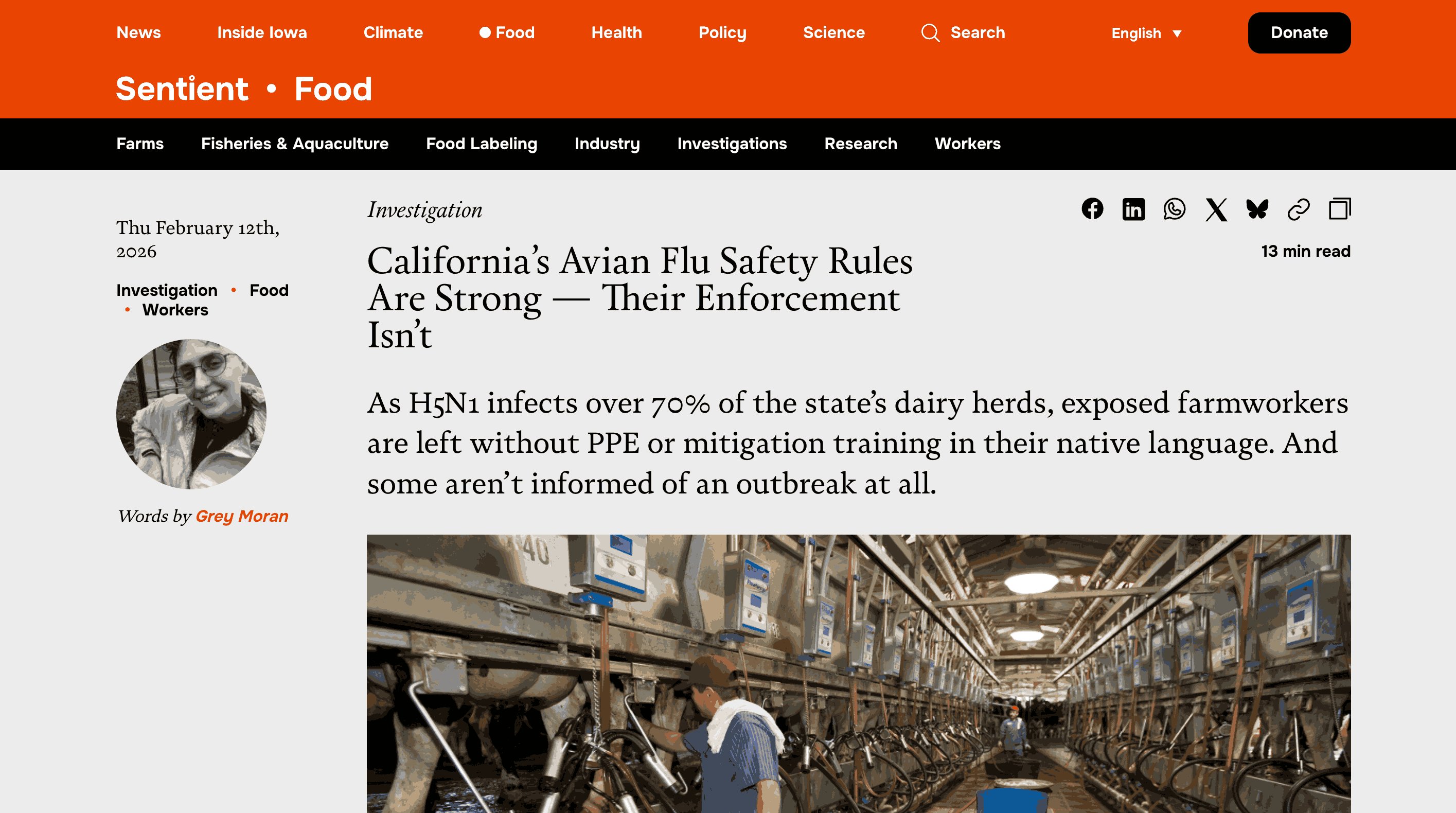 Preview of California's Avian Flu Safety Rules Are Strong — Their Enforcement Isn't