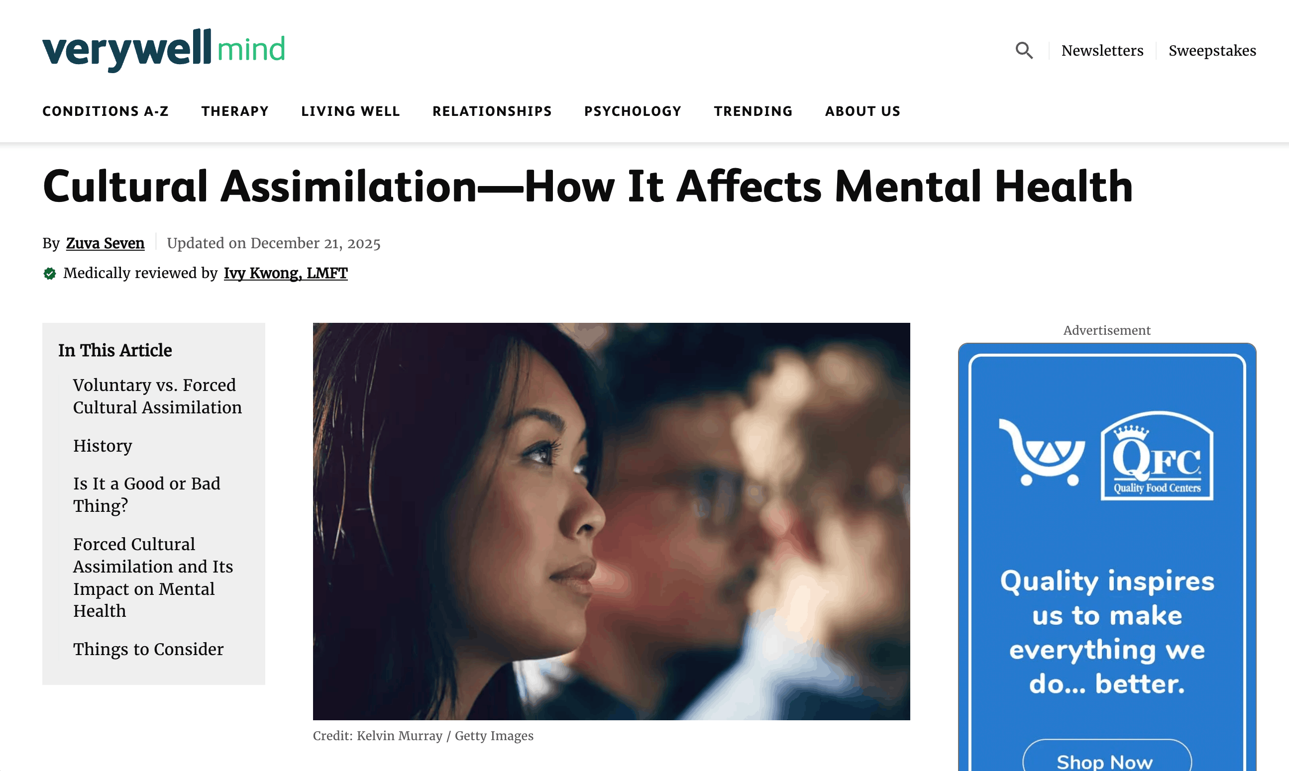 Preview of Cultural Assimilation: How It Affects Mental Health