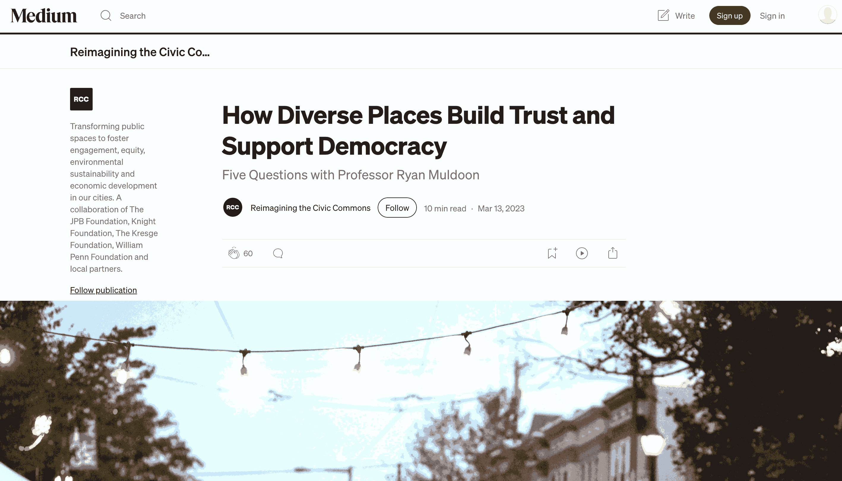 Preview of How Diverse Places Build Trust and Support Democracy