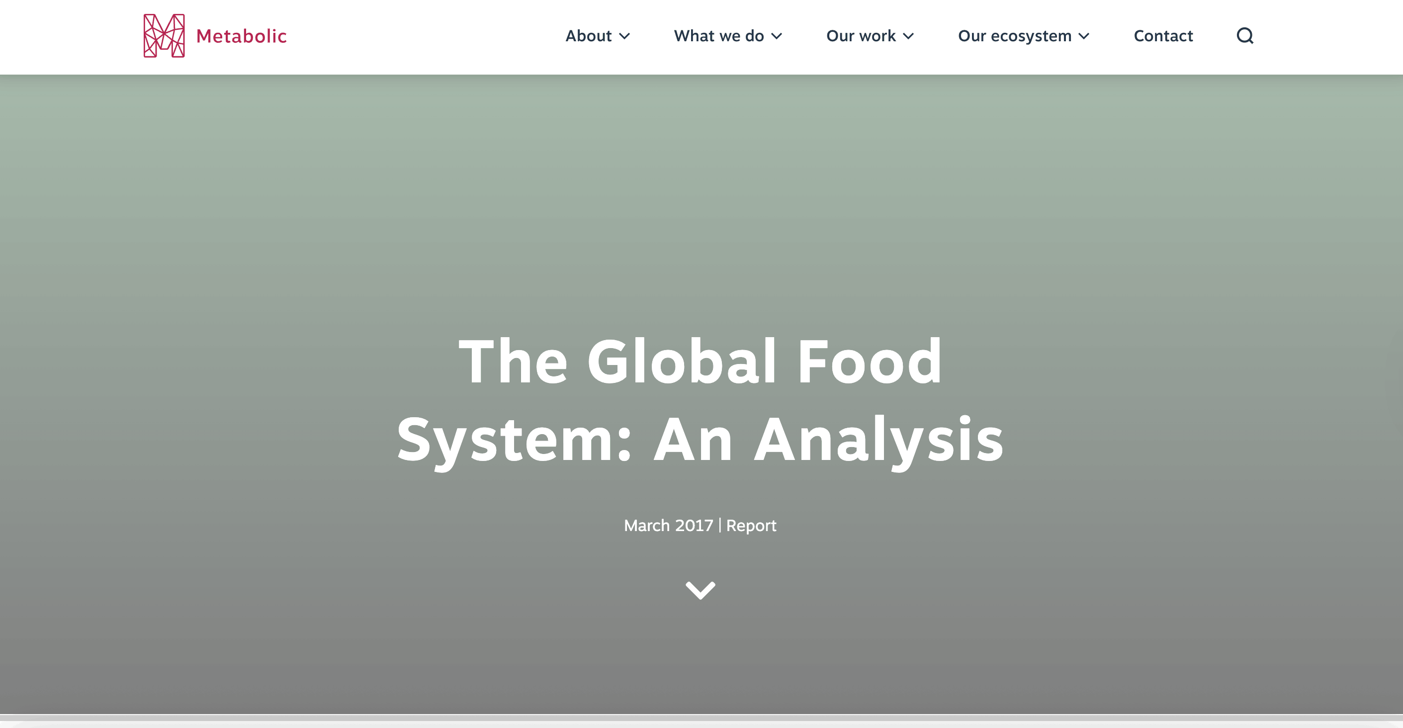 Preview of The Global Food System: An Analysis