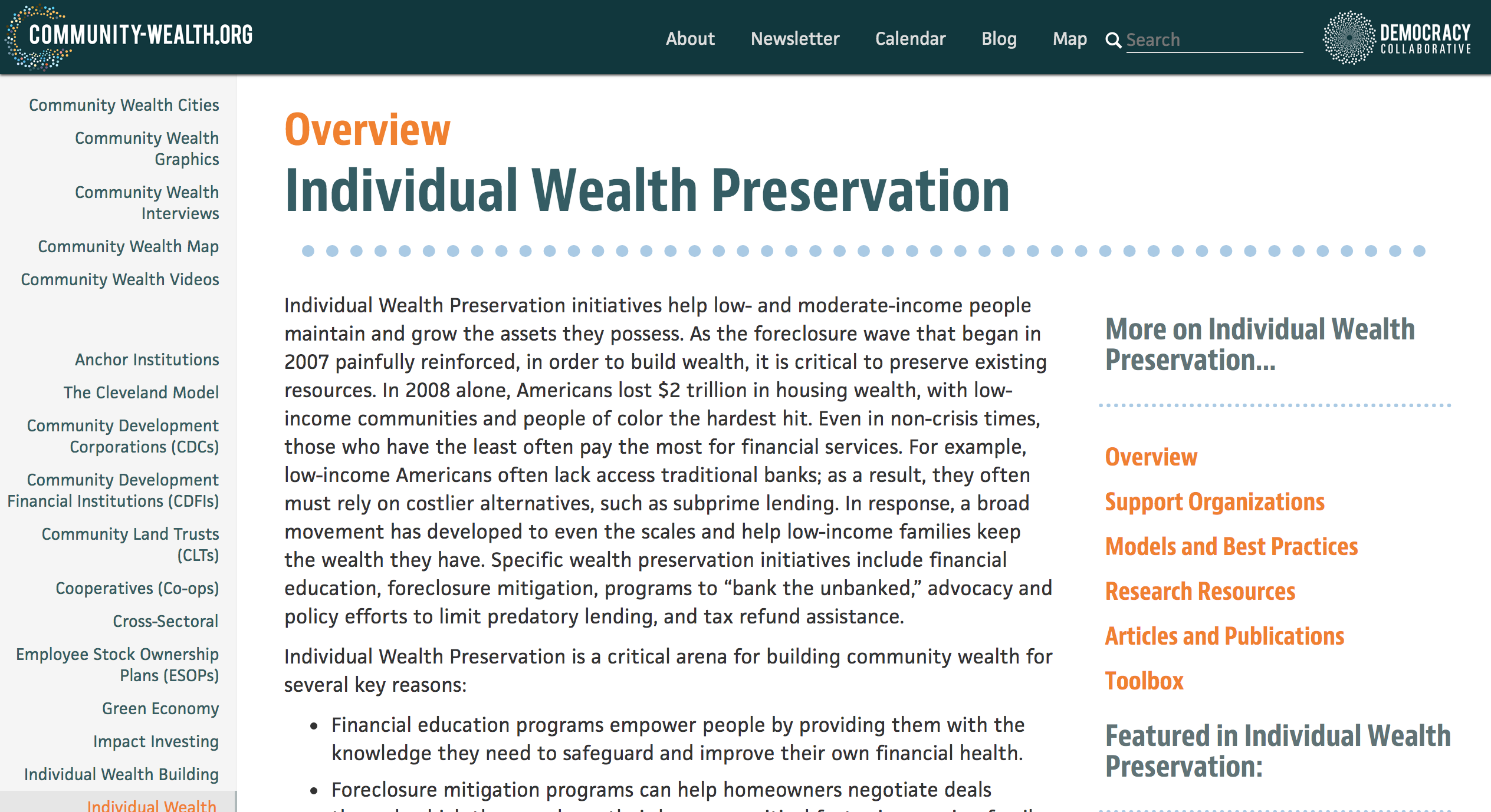 Individual Wealth Preservation Toolkit