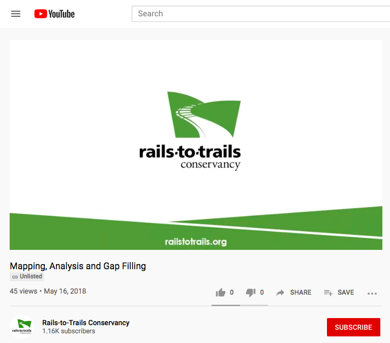 Screen grab of Mapping, Analysis and Gap Filling