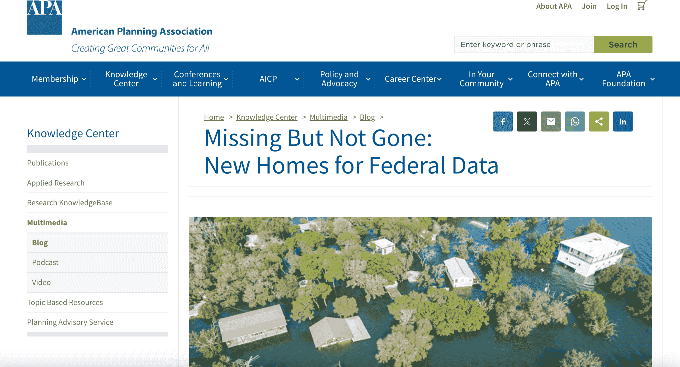 Preview of Missing But Not Gone: New Homes for Federal Data