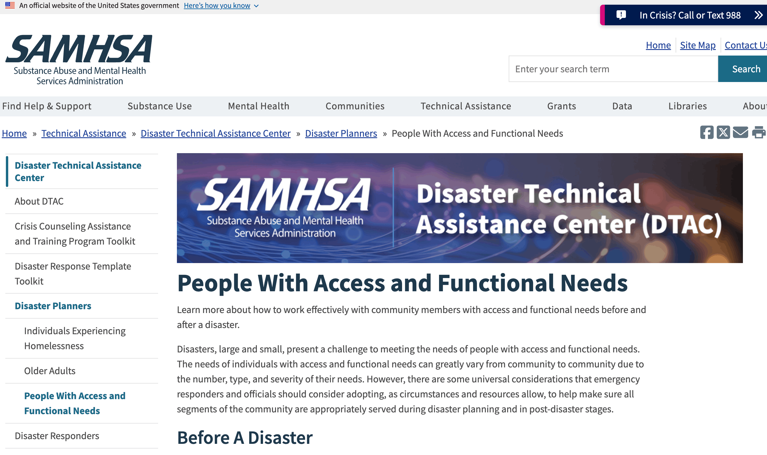 Preview of People With Access and Functional Needs
