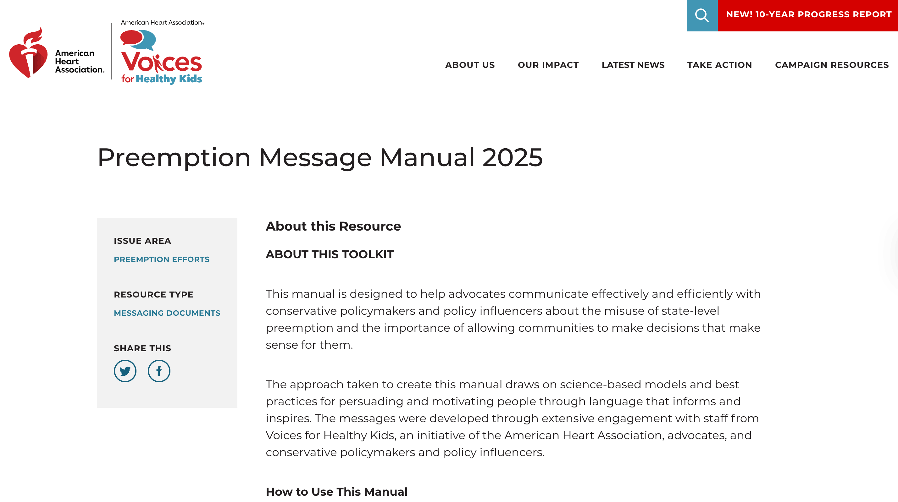 Preview of Preemption Message Manual 2025