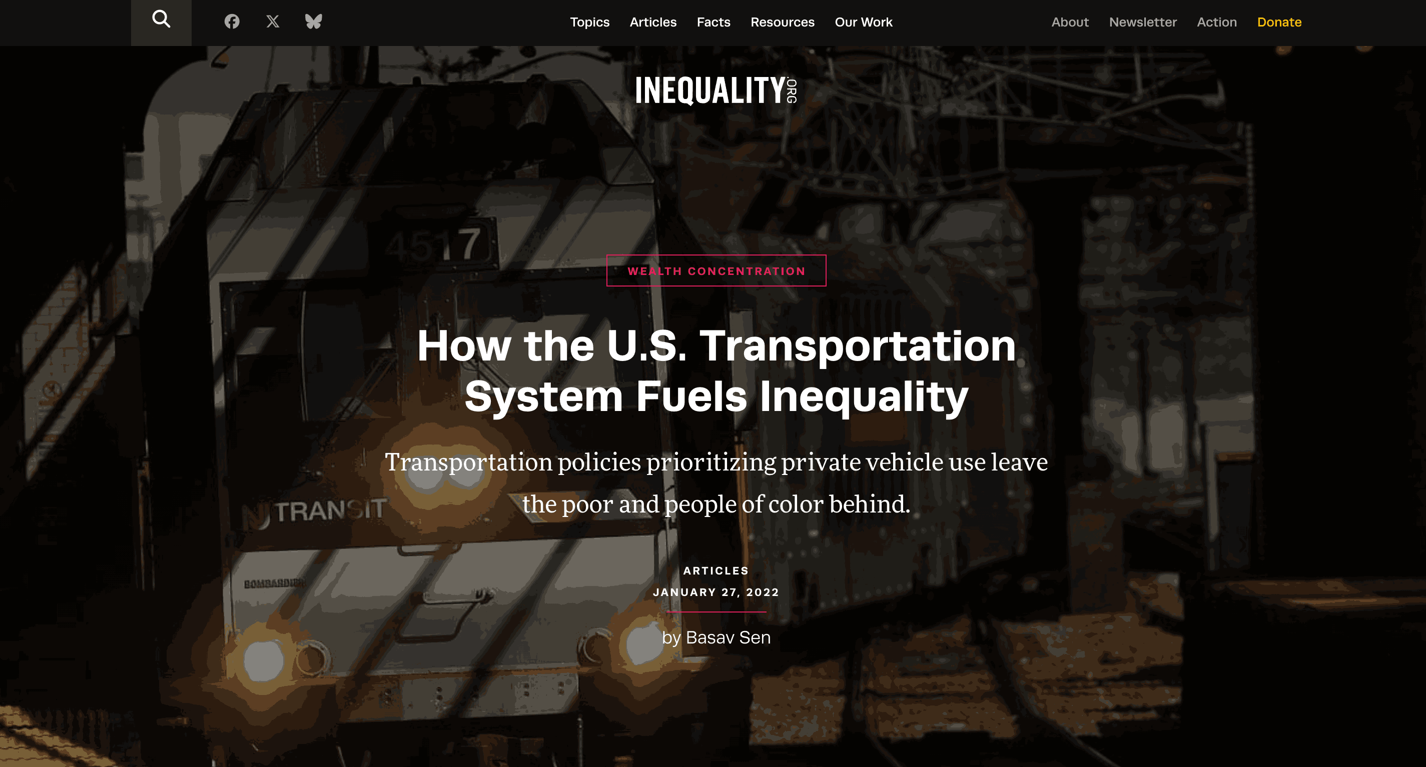 Preview of How the U.S. Transportation System Fuels Inequality